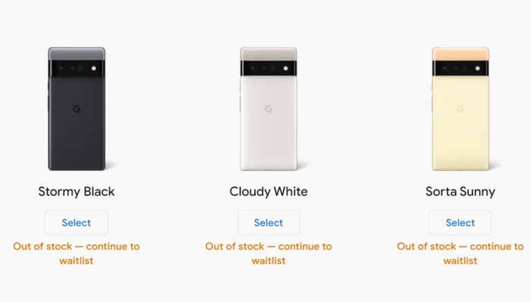 google pixel 6 pre-order issues