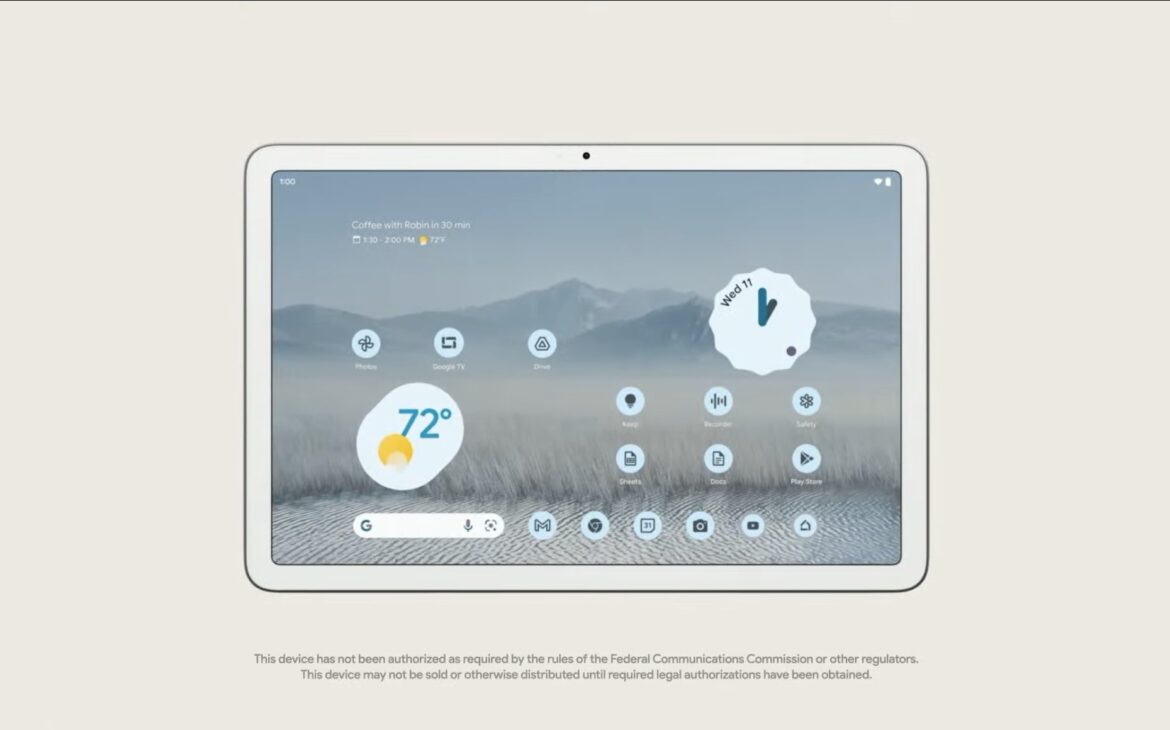 Pixel tablet at Google IO
